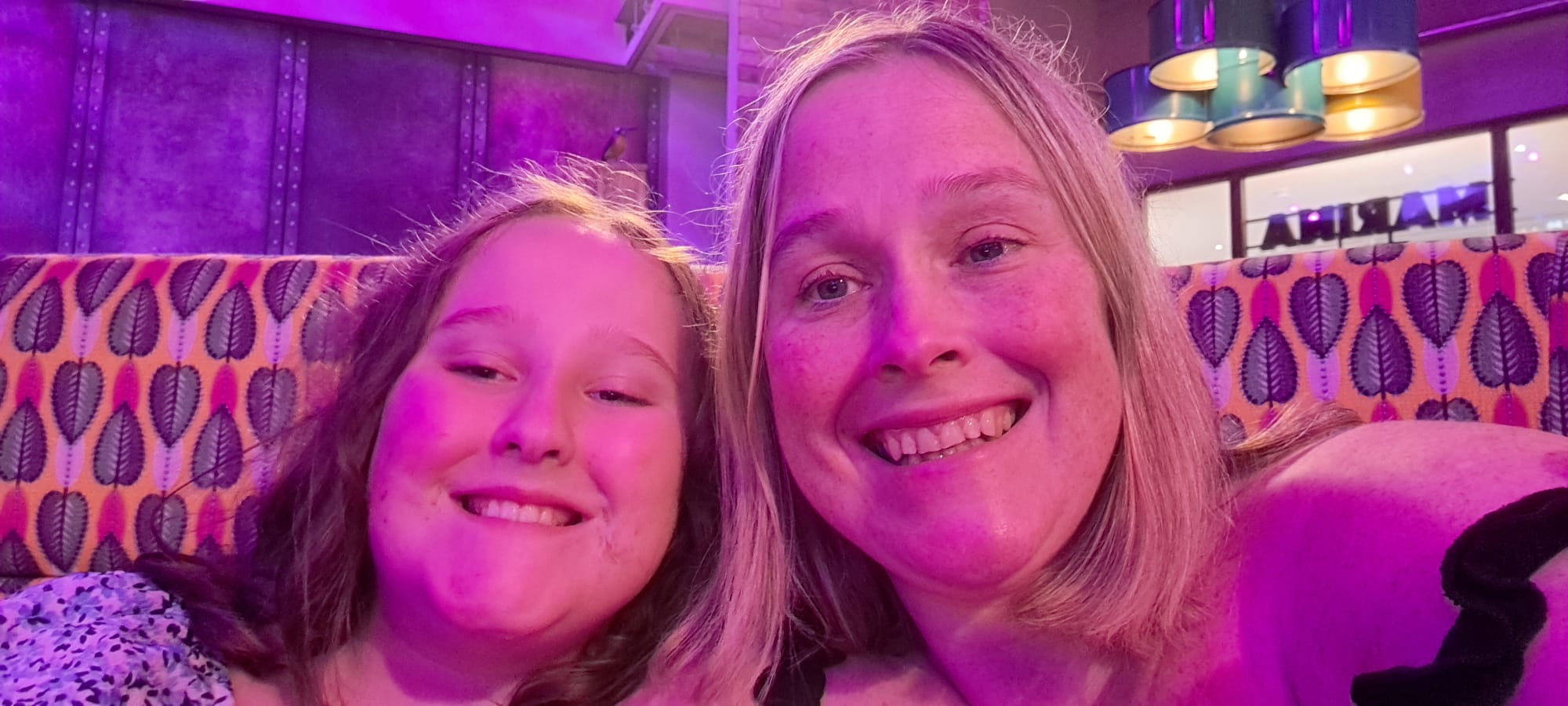 Ella and Cath smiling together
